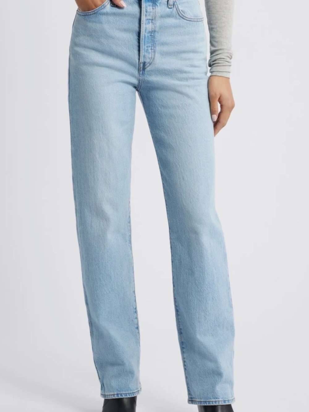 Levi’s Ribcage Straight Jeans - Light Blue
